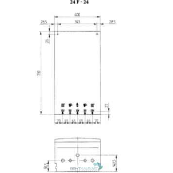 Настенный газовый котел Baxi ECOFOUR 24 F-8