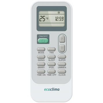 Настенная сплит-система Ecoclima ECW/I-HE12/AA-4R2 + EC/I-HE12/A-4R2, белый-1