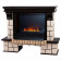 Электрокамин Real-Flame Stone 26 AO с очагом 3D Cassette 630 Black Panel