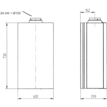 Настенный газовый котел Baxi ECO4S 24-3