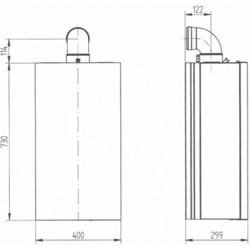 Настенный газовый котел Baxi ECO4S 24 F-6